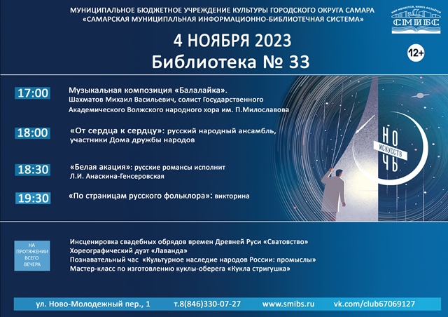 Библиотека№33_Ночь искусств